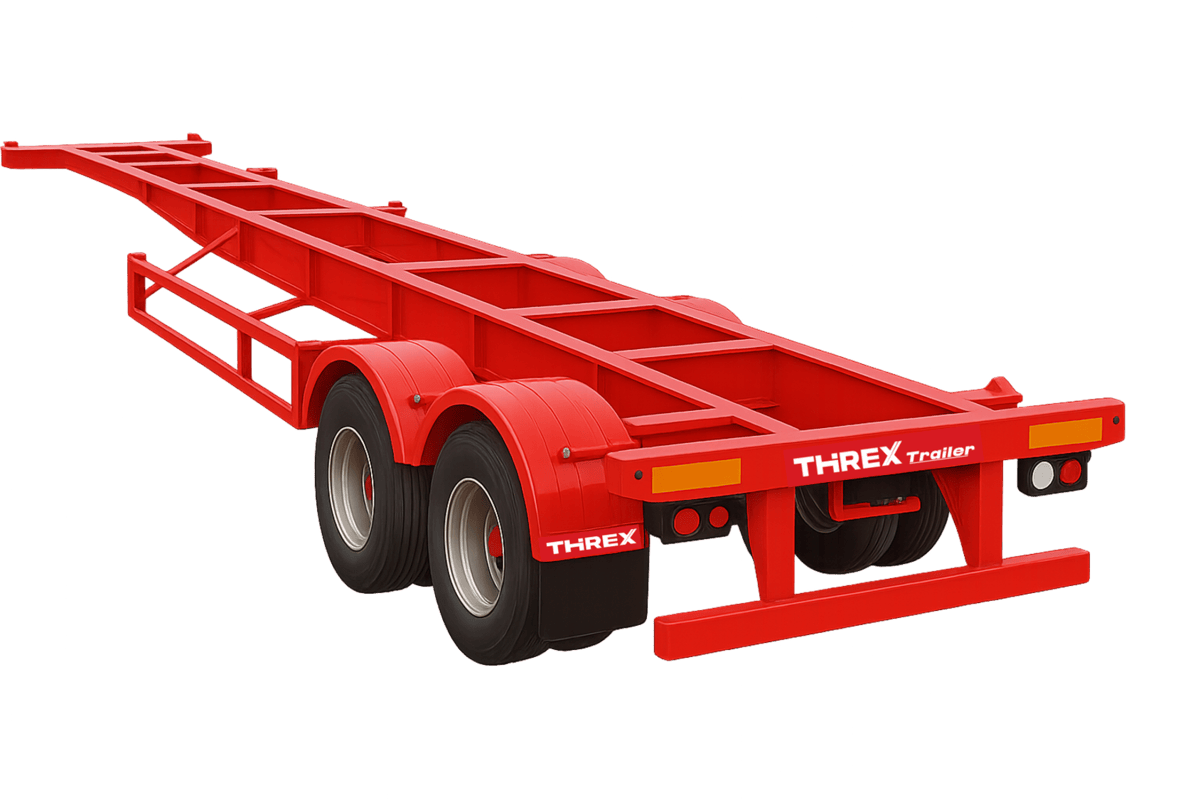 2 Axle 40 Feet Skeletal Trailer