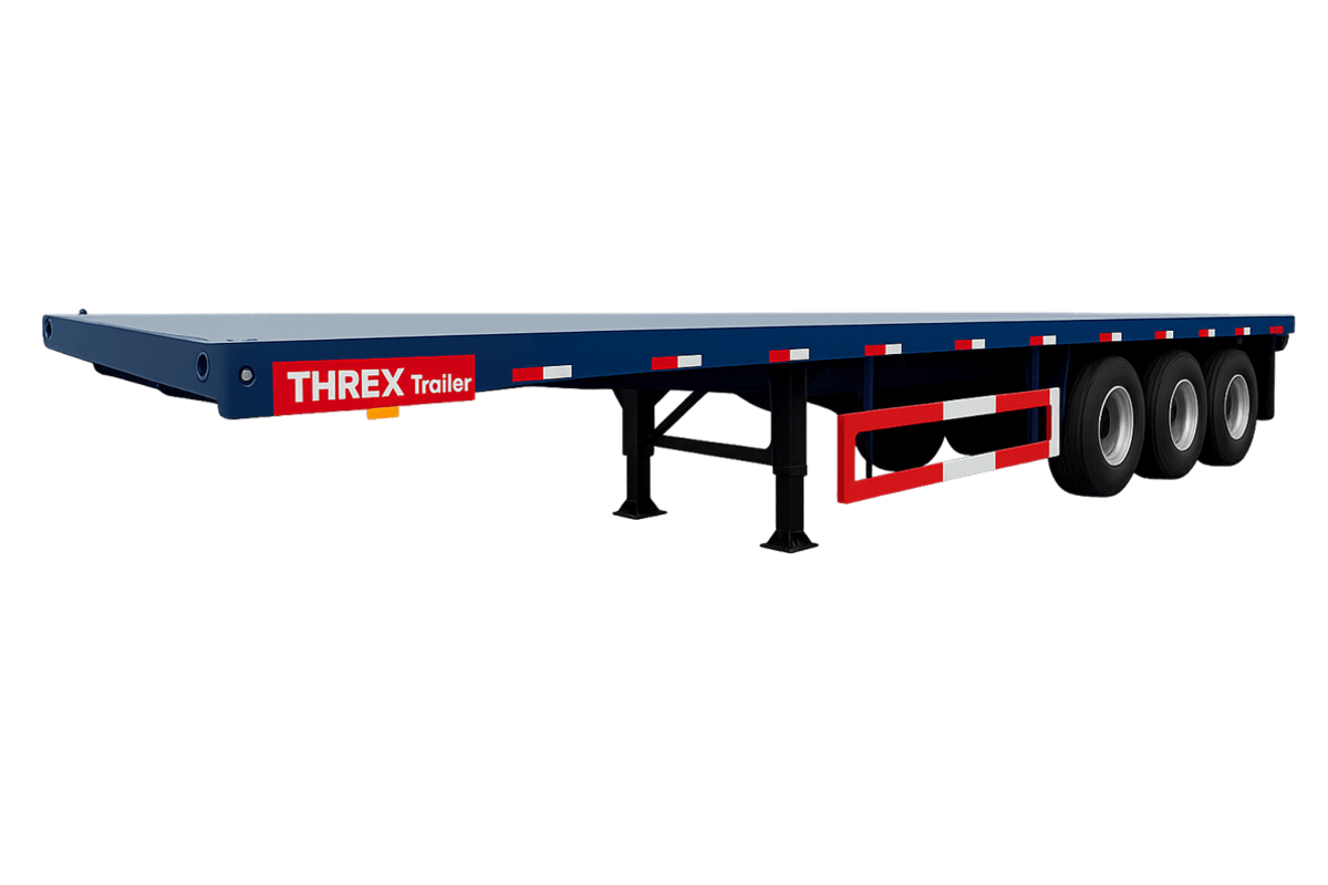 3 Axle 40 Feet Flatbed Trailer