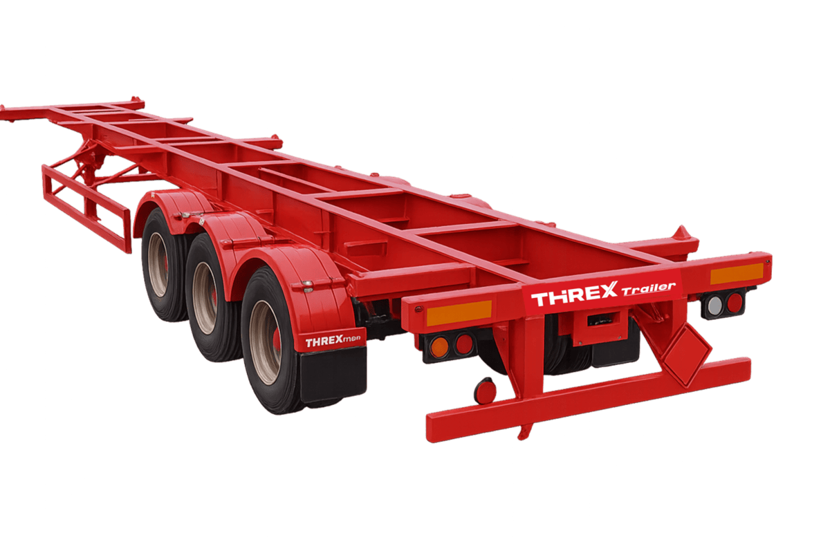 3 Axle 40 Feet Skeletal Trailer